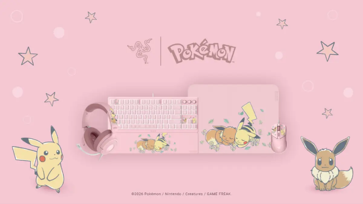Razer lança coleção Razer Pikachu Eevee para gamers