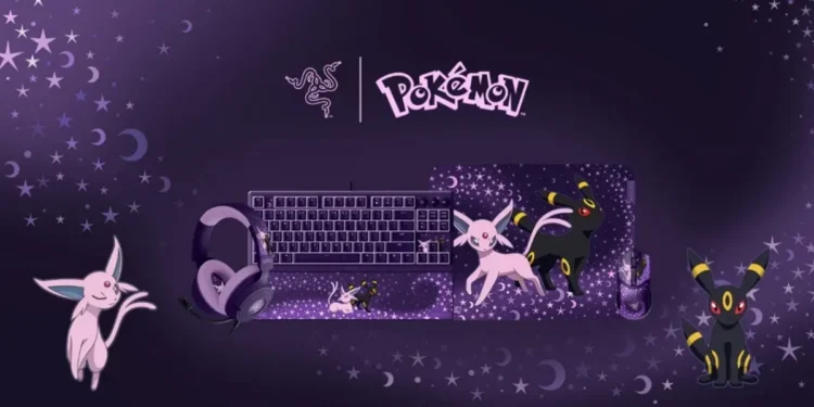 Razer lança coleção Razer Espeon e Umbreon para fãs de Pokémon
