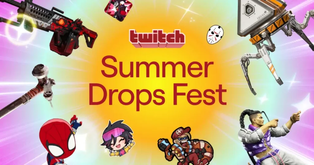 Twitch Summer Drops Fest de julho chega com recompensas